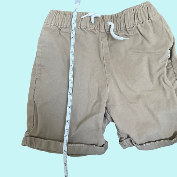 DKNY Toddler Boys & Girls Tan Khaki Pull-On Shorts w/ Drawstring Waist (Size 3T) - Picture 3 of 6